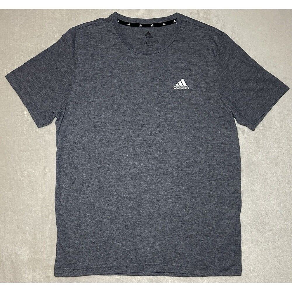 adidas AEROREADY Primegreen Performance Athletic T-Shirt Men's M Gray Quick Dry